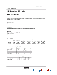Datasheet RPM7137-H13 manufacturer Rohm